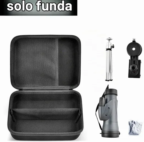 Vista 2 de Comecase Funda para telescopio monocular Gosky 12x55 con almacenamiento de También para Eullsi, para PhysioPhyx, para Pankoo y para Titan; Divisor