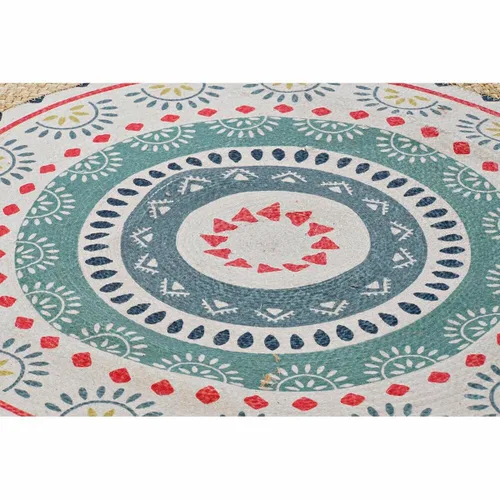 Vista 4 de Alfombra DKD Home Decor Marrón Multicolor (150 x 150 x 0,75 cm)