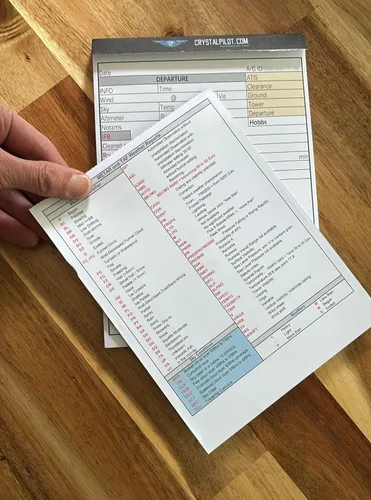 Vista 8 de Crystal Pilot Planificación de vuelos con Metar Guide
