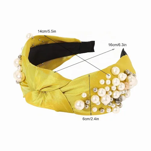 Vista 2 de Ivyu Diademas para la cabeza para mujer, 6 diademas para mujer, de moda, acolchadas para el cabello, accesorios para el cabello para niñas Mixto