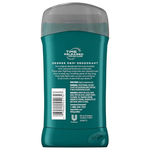 Vista 2 de Degree Men Extra Fresh Desodorante, Cool Rush, 3 oz