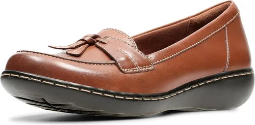 Vista 10 de Clarks Mocasines Ashland Bubble Slip On para mujer Marrón Multicolor