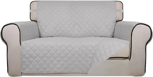 Vista 165 de PureFit - Funda de sofá acolchada reversible, protector de muebles impermeable, funda de sofá lavable con espuma antideslizante y correas elásticas