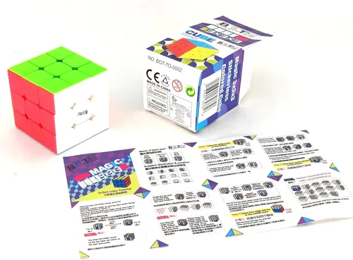 Vista 3 de Cubo Mágico 3x3x3 Cubo de colores sin pegatina, número de referencia BOT-TO-0002