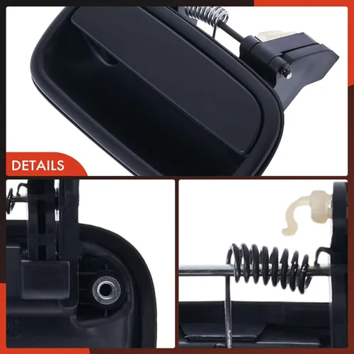 Vista 7 de A-Premium Manija de puerta exterior trasera izquierda del lado del conductor compatible con Toyota Tundra 2000-2003, Tundra 2004-2006 Extended Cab