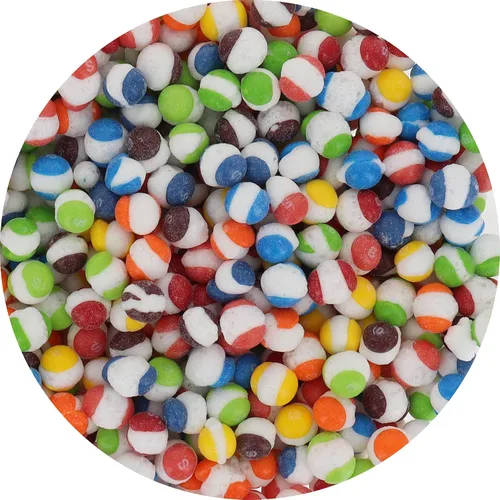 Vista 3 de Arctic Farms Caramelos liofilizados Frittles a granel en bolsas y en caja (sabores triturados) (3 libras)