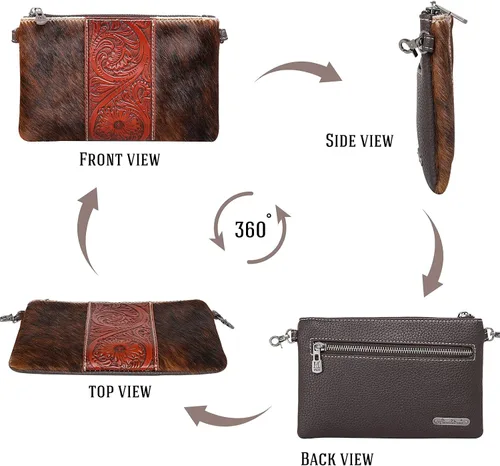 Vista 2 de Montana West Western Purse for Women Crossbody Bag Wristlet Clutch Purse for Women