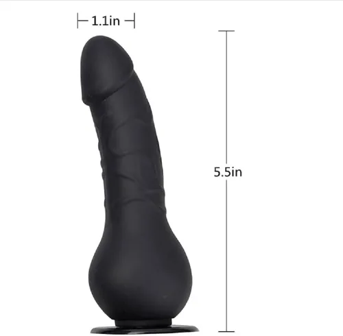Vista 4 de Cob Arnés con correa para consolador de 5.5 pulgadas, juguete sexual, cintura ajustable, para parejas, masturbación femenina, juguetes para adultos
