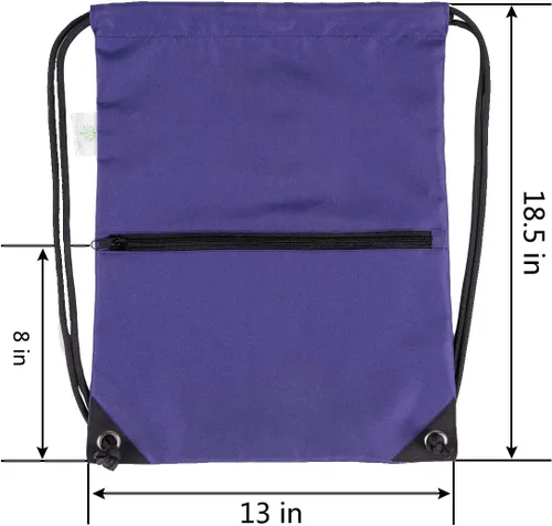 Vista 3 de HOLYLUCK - Mochila, bolsa deportiva con cordón ajustable para gimnasio