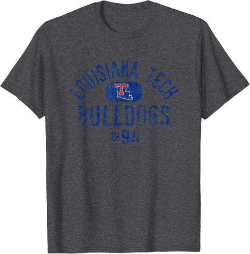 Vista 14 de Louisiana Tech Bulldogs Vintage 1894 - Camiseta con licencia