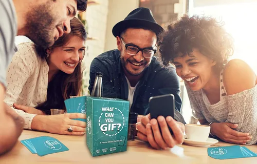 Vista 2 de ¿Qué puedes GIF? El divertido juego de cartas divertido para los amantes de los GIF - Juegos y regalo para adultos, adolescentes y preadolescentes
