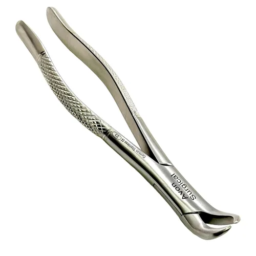 Vista 2 de Nuevo diente dental de grado premium EXTRACTOR Fórceps NO 23 Cuerno de vaca Molar inferior Acero inoxidable alemán