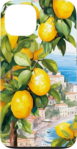 Vista 7 de iPhone 16 Costa de Amalfi con limones de Amalfi del Mar Mediterráneo