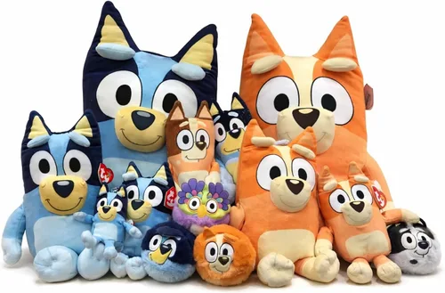Vista 4 de Ty Beanie Babies Bandit (papá) del programa de televisión Bluey