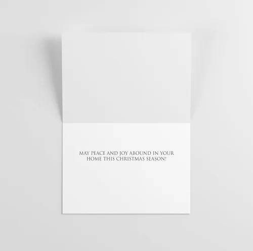 Vista 4 de Market On Mainstreet - Tarjetas de felicitación navideñas con sobres blancos, incluye mensaje en el interior, paquete a granel, 25