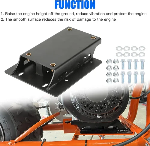 Vista 2 de YOXUFA Kit de Placa de Elevación de Convertidor de Par para Motor de Motor Reemplazo para Predator 212cc 224cc 196cc 6.5hp Coleman CT200U BT200X