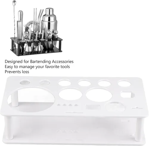 Vista 3 de Tender Kit de soporte, juego de coctelera, kit de bebida mixta para hacer bebidas mixtas, ahorro de espacio (grande)