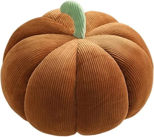 Vista 17 de Almohada de calabaza, cojín con forma de calabaza, almohada de felpa de calabaza, decoración de almohada de calabaza, cojín decorativo de calabaza