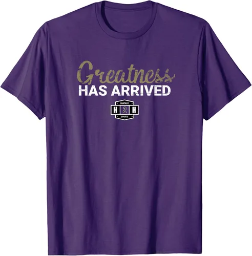 Vista 73 de Fantasy Sports Greatness Has Arrived Camiseta Negro