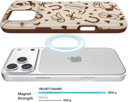 Vista 772 de VELVET CAVIAR Funda para iPhone 15, compatible con MagSafe, probada contra caídas de 10 pies, fundas protectoras de diseño, leopardo color rosa