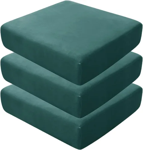 Vista 104 de Fundas de asiento de terciopelo ultra suave, fundas de cojín de asiento suave SOFE fundas de sofá con parte inferior elástica lavable funda