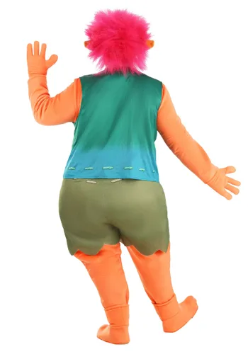 Vista 2 de Disfraz de Rey Peppy Talla Plus para Adultos de Trolls Multicolor
