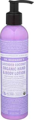 Vista 9 de Dr. Bronner's, Loción Naranja Lavanda Orgánica, 8 Fl Oz