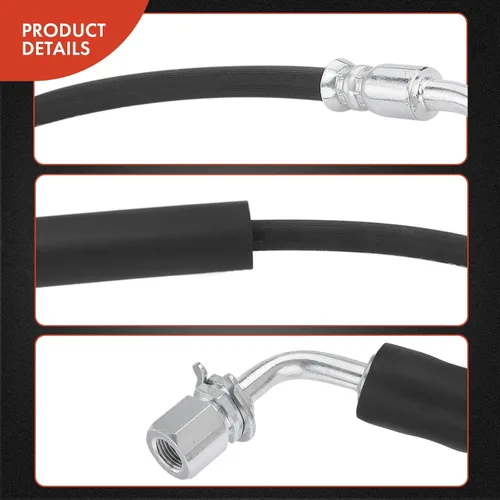 Vista 6 de A-Premium Manguera hidráulica de freno delantero compatible con modelos Ford y Lincoln – Flex, Taurus, MKS, MKT, Police Interceptor Sedan, Police