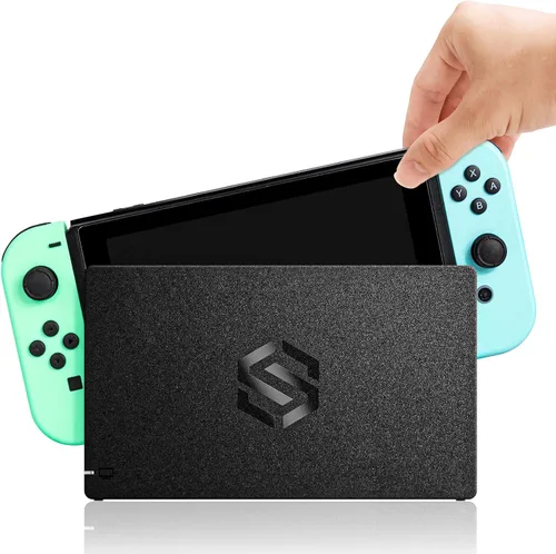 Vista 2 de Muelle de TV con pantalla para Switch Console, reemplazo para Switch Dock