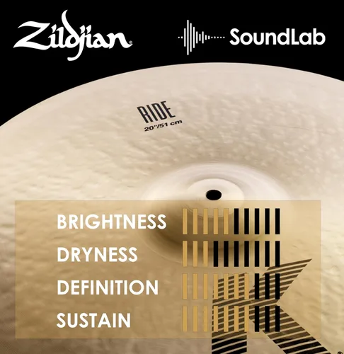 Vista 5 de Zildjian Serie K - Platillo ride de 20 pulgadas (50,8 cm)