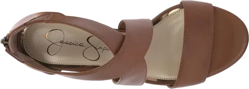 Vista 6 de Jessica Simpson Jinxxi Sandalias para mujer, con taco de cuña