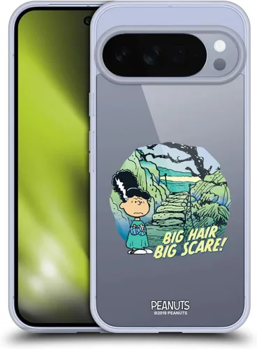 Vista 36 de Head Case Designs Funda de gel Spooktacular con licencia oficial de Peanuts Linus y Snoopy [protección de grado militar] compatible con Google Pixel