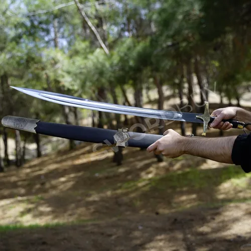 Vista 4 de Dirilis Ertugrul - Espada hecha a mano, espada profesional con vaina