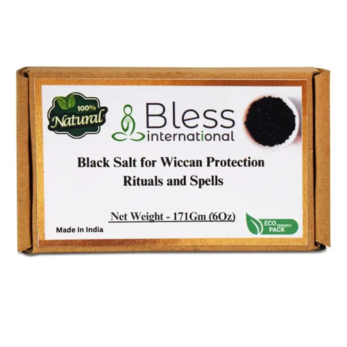 Vista 10 de Sal negra para rituales y hechizos de protección de Wicca, 1 oz