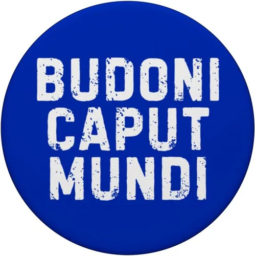 Vista 3 de Budoni Caput Mundi Città Simpatica Uomo Donna Bambino PopSockets Adhesivo PopGrip