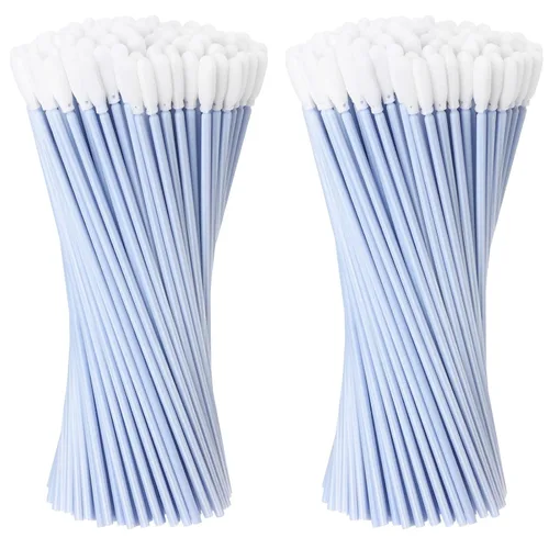 Vista 11 de Chinco 200 piezas de hisopos de espuma con punta de esponja, hisopos de espuma con punta de esponja para impresora de inyección de tinta, cabezal