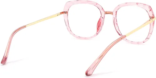 Vista 3 de Zeelool Lentes gruesos de gran tamaño Cat Eye TR90 con bloqueo de luz azul para mujer Daisy OT959223