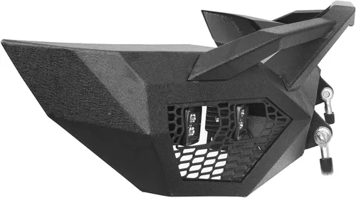 Vista 9 de Tundra parachoques delantero de ancho completo con aro y anillos en D y 4 focos LED de 18 W y placa deslizante para camionetas Toyota Tundra