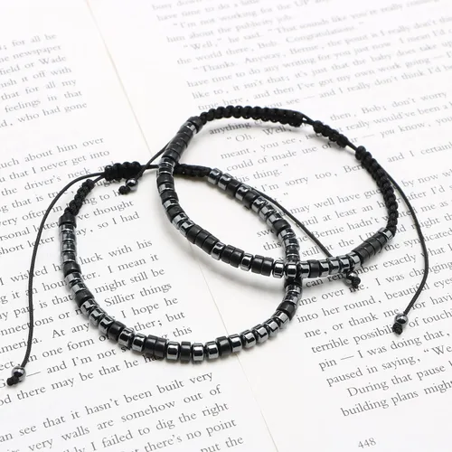 Vista 4 de JoycuFF Regalos inspiradores para mejores amigos, pulsera con código morse para mujer, joyería única para mamá, papá, hija, hijo, hermana, tía