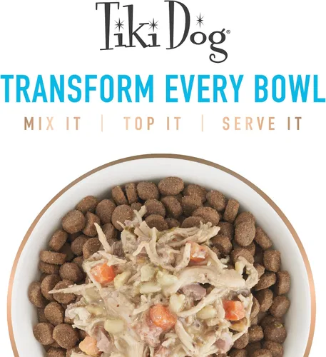 Vista 8 de Tiki Dog Aloha Petites - Comida húmeda para perros, alimentos integrales, pollo y pato, lata de 9 onzas