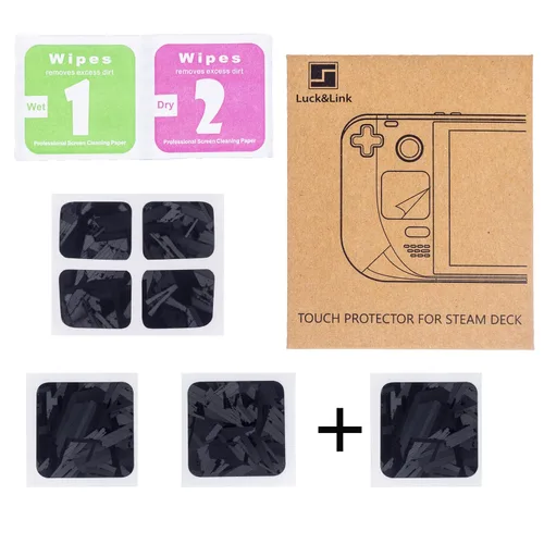 Vista 60 de Touchpad Protector Steam Deck, Touch Pads and Back Buttons Protective Skin Texture Sticker for steam Deck OLED&LCD Touch Trackpads, High end