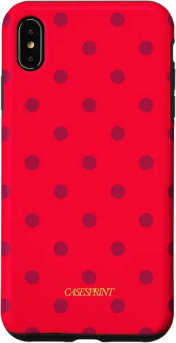 Vista 11 de Carcasa para iPhone 17 con diseño de lunares de sandía rojos