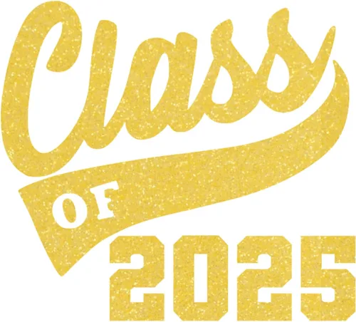 Vista 27 de Adhesivo de graduación para planchar en la clase de 2025, calcomanía para camiseta de secundaria universitaria, parche de graduación HTV