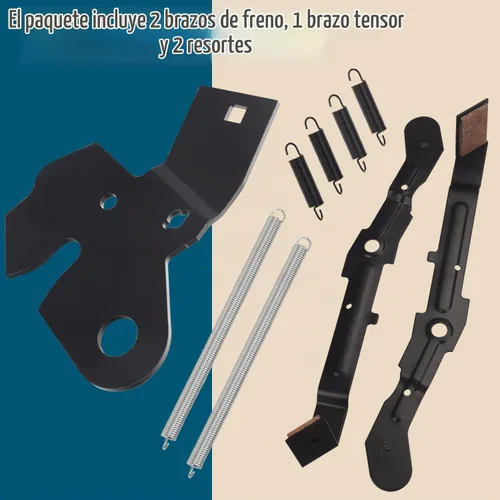 Vista 7 de Ohoho 532151785 532184907 Kit de leva de rodillo de soporte de brazo de cubierta de 42 pulgadas compatible con Husqvarna/Craftsman 184907 131335