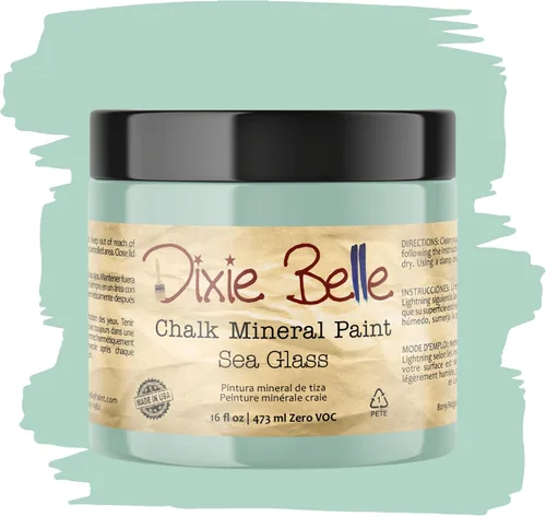 Vista 140 de Pintura para muebles con acabado de tiza Dixie Belle Paint Company - Amatista (4oz) - Pintura mineral de tiza chic púrpura profundo mate