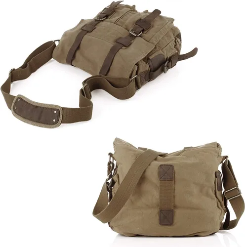 Vista 3 de FANDARE Nuevo bolso de mensajero vintage bolso de mano bolso de viaje casual bolso de hombro