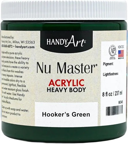 Vista 18 de Handy Art Nu Master - Pintura acrílica de cuerpo pesado, 8 onzas, color rojo brillante