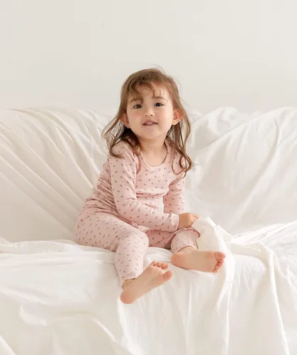 Vista 30 de AVAUMA Conjunto de pijama de algodón para bebés y niñas de 6 meses a 7 años