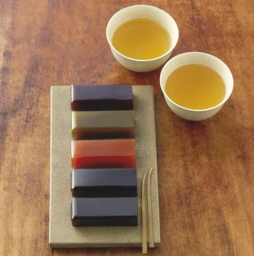 Vista 3 de Toraya Yokan Japanese Sweets Azuki Bean Jelly 5 piezas para regalos y regalos