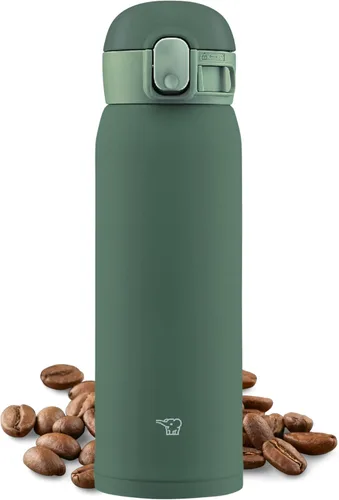 Vista 14 de Zojirushi SM-WA36-BA - Botella de Agua Zojirushi, Taza de Acero Inoxidable de Un Toque, Sin Costuras 0.36L Negra